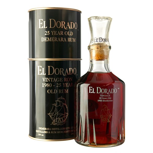 El Dorado Demerara 25 Vintage 1980