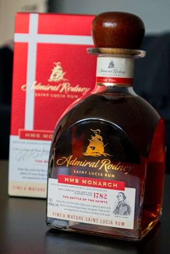 Admiral Rodney HMS Monarch Rum