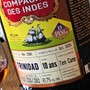 Compagnie des Indes Ping 15 Trinidad 10 Ans Ten Cane 61,7 % 
