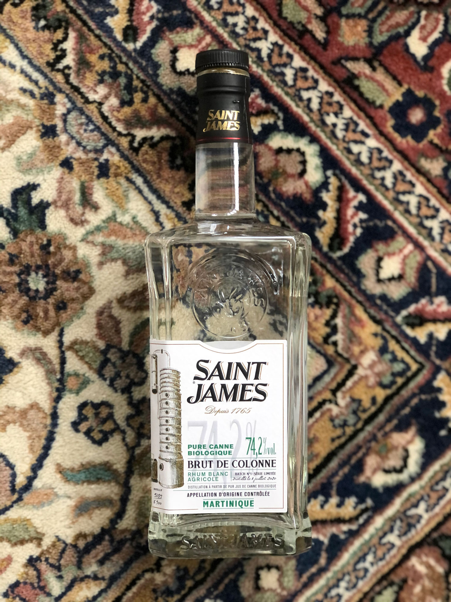 Saint James Brut de Colonne Bio Rum