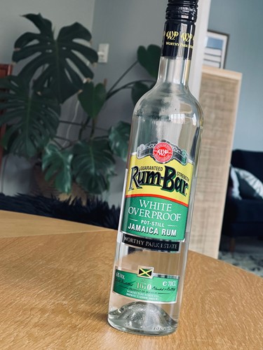 Rum-Bar White Overproof Rum 63 %