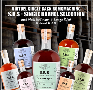 Virtuel Single Cask Romsmagning af S.B.S-serien