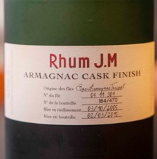 Rhum J.M Armagnac Cask Finish