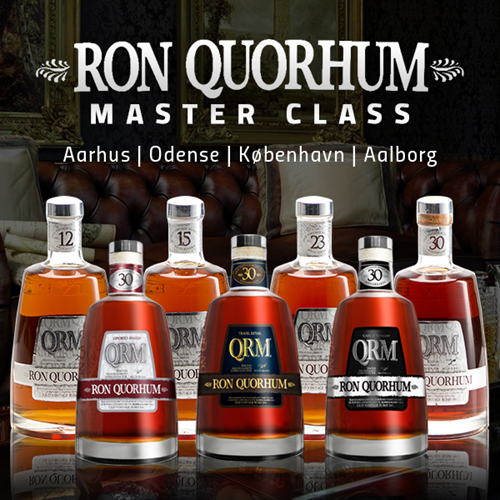 ROMSMAGNING: RON QUORHUM MASTER CLASS INKL. TRE NYE AFTAPNINGER