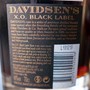 Davidsen's Black Label Jamaica Rum