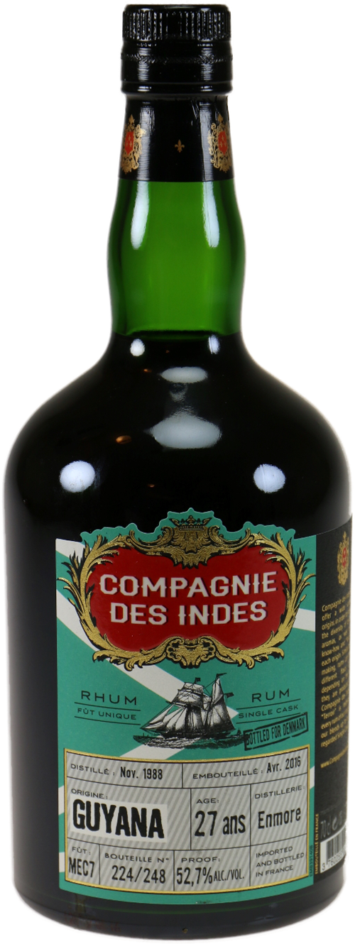 Compagnie Des Indes Guyana Enmore 27 Ans Cask Mec7 52