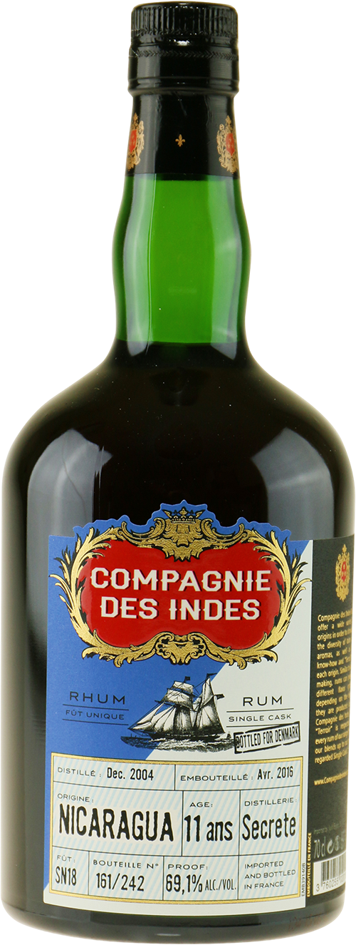 Compagnie Des Indes Nicaragua 11 Ans Cask Sn18 69