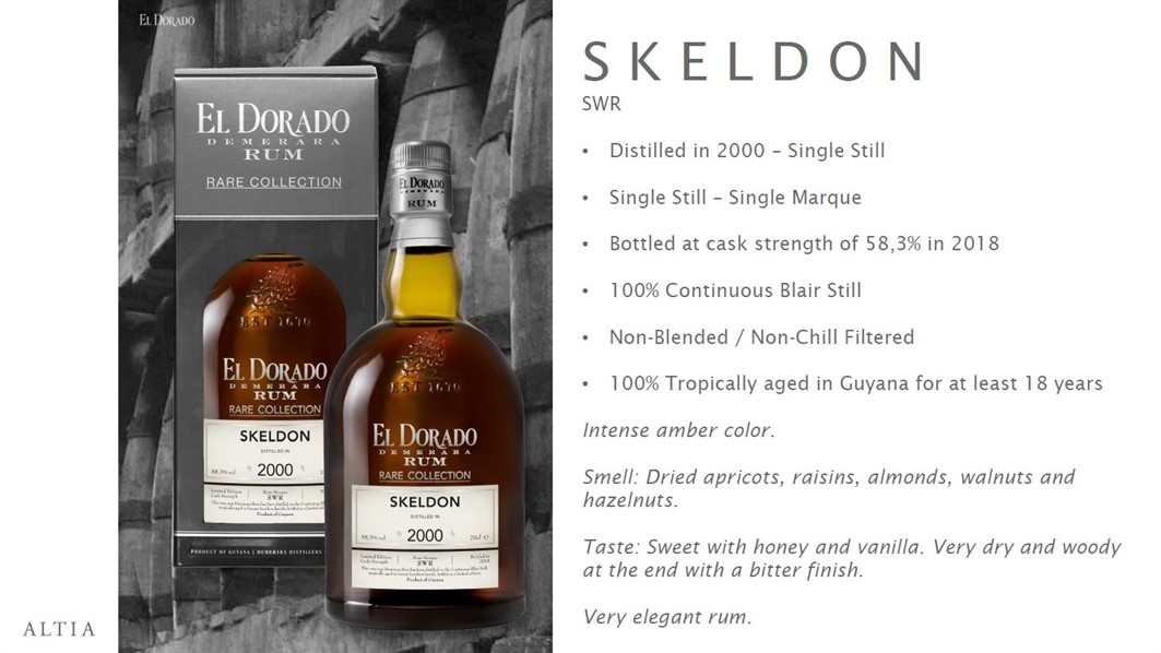El Dorado Skeldon Rum 2000