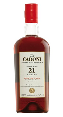 The Caroni 21 Years 1996 Velier Cask No. R5620