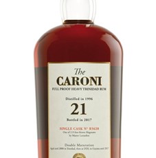 The Caroni 21 Years 1996 Velier Cask No. R5620