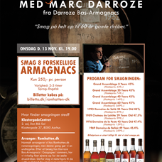 Armagnac Master Class med Darroze Bas-Armagnac 
